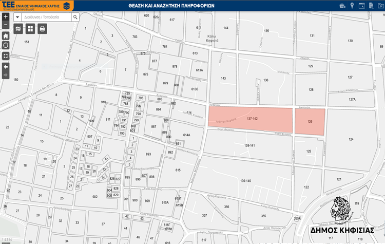 Ανταλλαγή των Ο.Τ. 126 και 137 στην Κάτω Κηφισιά προτείνει ο Δήμος