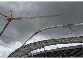 Κωνσταντίνος Χαλιορής: «Σε πλήρη εξέλιξη τα έργα στο στέγαστρο Καλατράβα του ΟΑΚΑ»