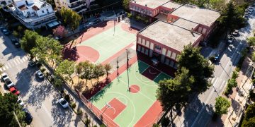 Νέα όψη απέκτησε το προαύλιο του 3ου Δημοτικού Σχολείου