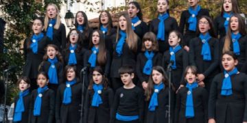 Η Παιδική Νεανική Χορωδία ΕΛΕΝΗ ΖΑΝΝΗ Εκάλης στην 72η Ανθοκομική