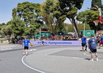 Τρίποντα στο αίθριο θέατρο του Αμαρουσίου με το «Maroussi Basketball 3×3 – Spring Day 2026»