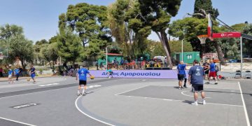 Τρίποντα στο αίθριο θέατρο του Αμαρουσίου με το «Maroussi Basketball 3×3 – Spring Day 2026»