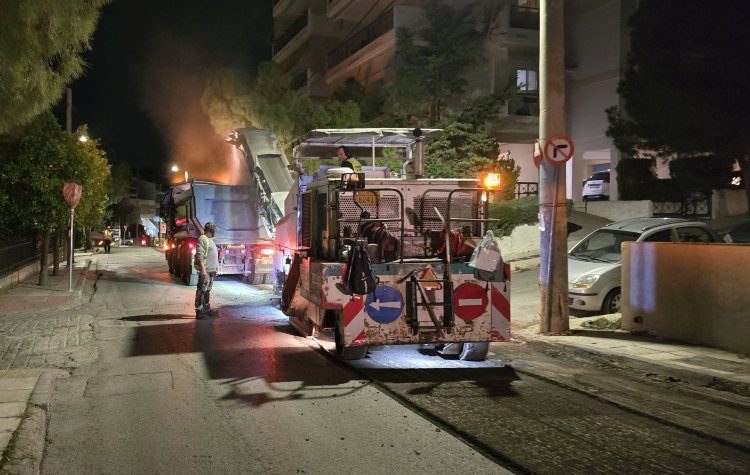 Ξεκίνησε νέος γύρος ασφαλτοστρώσεων στο Ηράκλειο