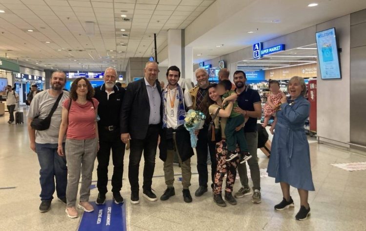 Σ.Ο.Ν.Φ.: Θερμή υποδοχή του Νικόλα Δεληγιάννη μετά το Παγκόσμιο Κωφών