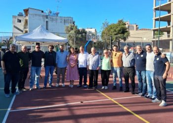 Εγκαινιάστηκε το ανακαινισμένο γήπεδο μπάσκετ της οδού Δωδεκανήσου