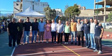 Εγκαινιάστηκε το ανακαινισμένο γήπεδο μπάσκετ της οδού Δωδεκανήσου