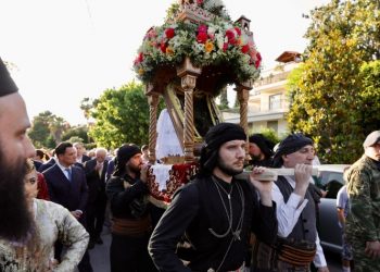 Υποδοχή της Ιεράς Εικόνας της Παναγίας Σουμελά για πρώτη φορά στην Κηφισιά