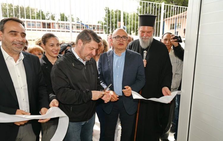 Εγκαινιάστηκε η αίθουσα εκδηλώσεων του 1ου Γυμνασίου Ηρακλείου