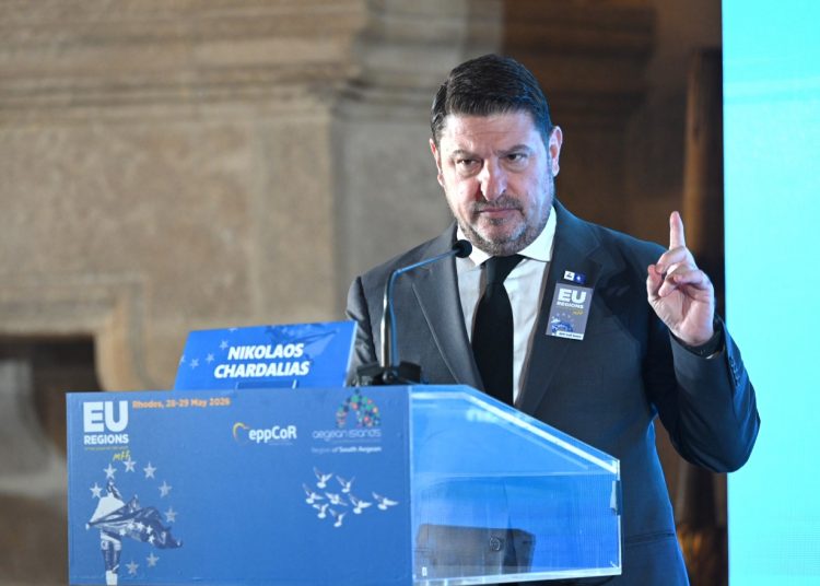 Ν. Χαρδαλιάς από τη Ρόδο: «Οι Περιφέρειες πρέπει να έχουν κεντρικό ρόλο στο νέο ευρωπαϊκό προϋπολογισμό»