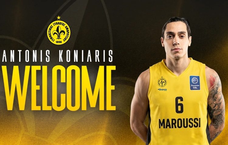 Basket League: Με Αντώνη Κόνιαρη έσπασε το «ρόδι» των μεταγραφών το Μαρούσι