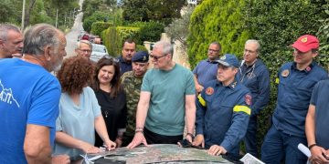Αυτοψία Ευάγγελου Τουρνά στον Διόνυσο για την αντιπυρική ετοιμότητα και τα έργα πρόληψης