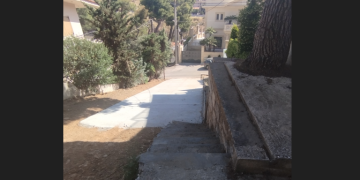 Δ.Κ. Νέας Πεντέλης:  Διάνοιξη και τσιμεντόστρωση στις οδούς  Μπουμπουλίνας & Κουντουριώτου