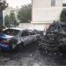 Κάηκαν 3 οχήματα της Περιφέρειας Αττικής στην Λ. Κηφισιάς στο Μαρούσι μετά από επίθεση κουκουλοφόρων