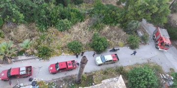 Άμεση επέμβαση της Πολιτικής Προστασίας σε φωτιά στο πρώην Νοσοκομείο Παπαδημητρίου