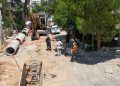 Στην οδό Ιπποκράτους συνεχίζονται τα αντιπλημμυρικά έργα του Δήμου Αμαρουσίου στην Αγία Φιλοθέη