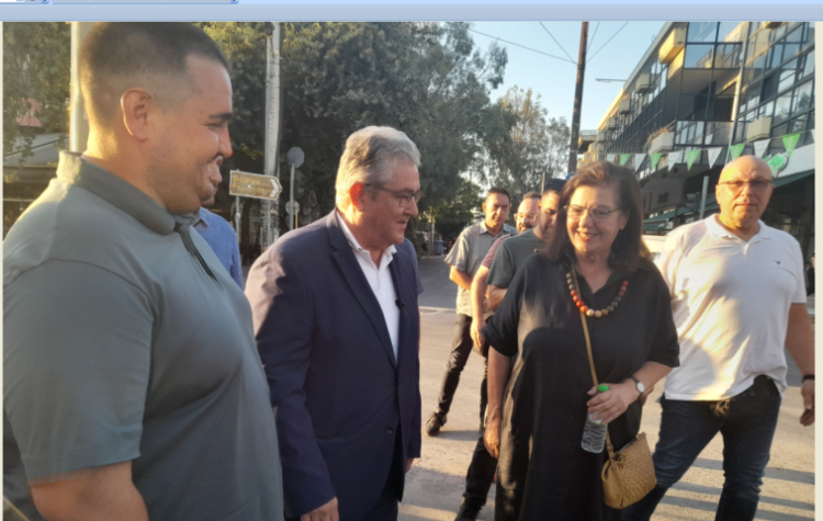 Δ. Κουτσούμπας από το Χαλάνδρι: «Το ΚΚΕ είναι σταθερά δίπλα στους αυτοαπασχολούμενους»