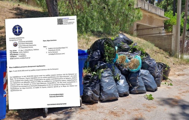 Περιφέρεια Αττικής: «Άμεσες ενέργειες» ζητά από τον Δήμο για καθαριότητα και πυροπροστασία