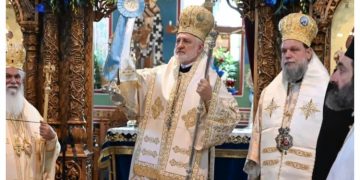 Πολυαρχιερατικό Συλλείτουργο στη Ν. Ιωνία, προεξάρχοντος του Αρχιεπισκόπου Αμερικής κ. Ελπιδοφόρου