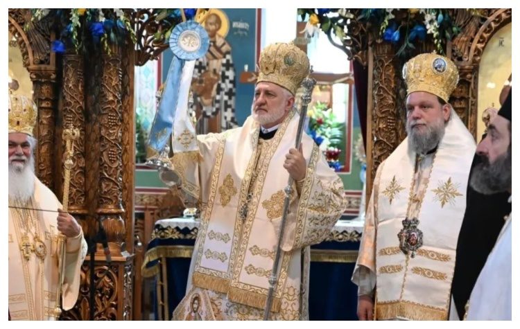 Πολυαρχιερατικό Συλλείτουργο στη Ν. Ιωνία, προεξάρχοντος του Αρχιεπισκόπου Αμερικής κ. Ελπιδοφόρου