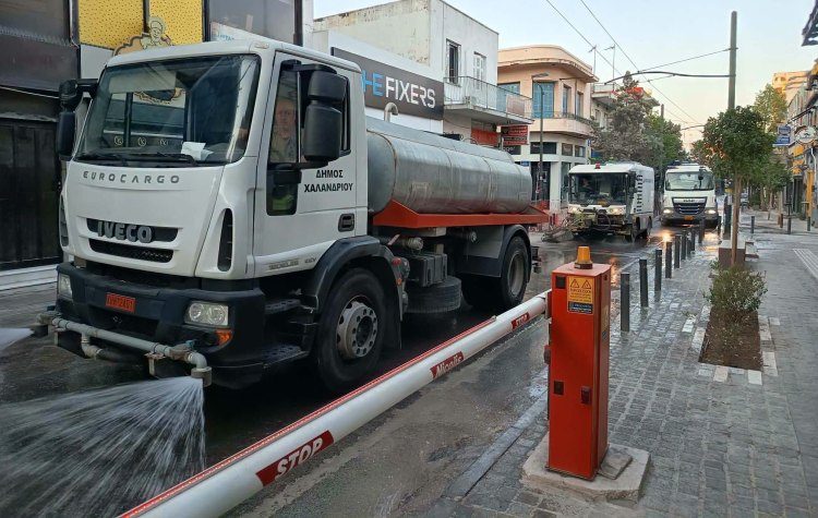 Δήμος Χαλανδρίου: «Καθαρισμός της Α. Παπανδρέου για να μαζευτούν τα… σπασμένα της ΔΕΗ»