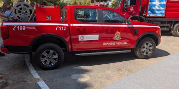 Η Αρχιεπισκοπή Αμερικής ενίσχυσε το Εθελοντικό Πυροσβεστικό Κλιμάκιο Πεντέλης με νέο όχημα