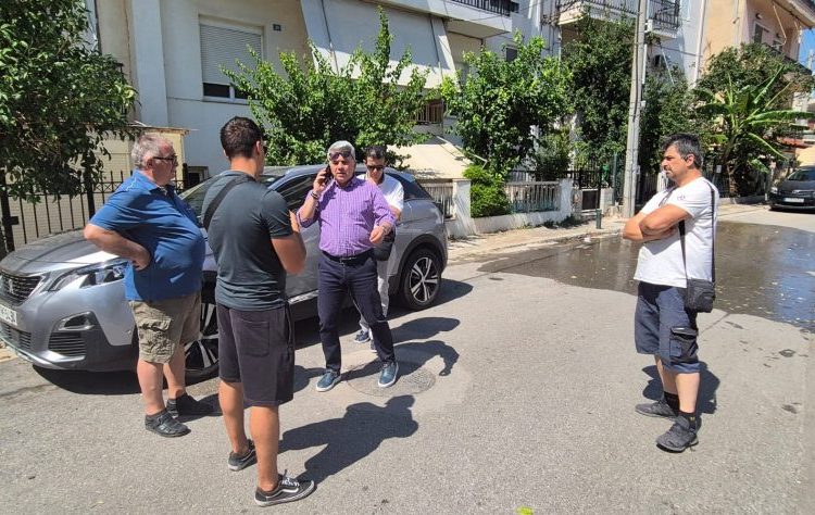 Άμεση παρέμβαση του Παναγιώτη Μανούρη στην οδό Κυκλάδων
