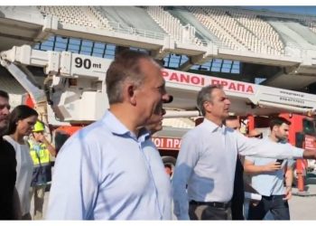 Στο ΟΑΚΑ ο Κυριάκος Μητσοτάκης: «Μετατρέπεται σε χώρος αθλητισμού, αναψυχής και πρασίνου»