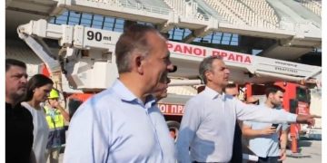 Στο ΟΑΚΑ ο Κυριάκος Μητσοτάκης: «Μετατρέπεται σε χώρος αθλητισμού, αναψυχής και πρασίνου»