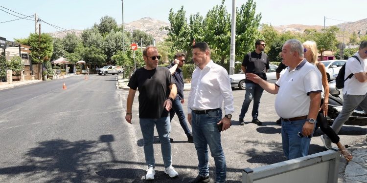 Σε εξέλιξη εκτεταμένα έργα οδικής ασφάλειας από την Περιφέρεια Αττικής στην Πεντέλη