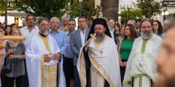 Με λαμπρότητα και κατάνυξη εορτάστηκε η Μεταμόρφωση του Σωτήρος στο Μαρούσι