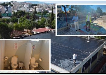 Συνεχίζονται οι εργασίες στα σχολεία του Ηρακλείου
