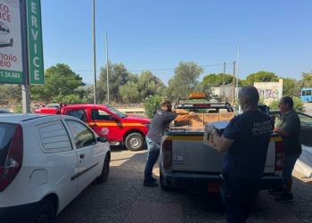 Προσφορά 1.600 λίτρων χυμών στην Πολιτική Προστασία του Δήμου Αμαρουσίου μέσω εταιρικής κοινωνικής ευθύνης