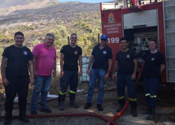 Στήριξη της Πολιτικής Προστασίας του Δήμου Πεντέλης στους πυρόπληκτους