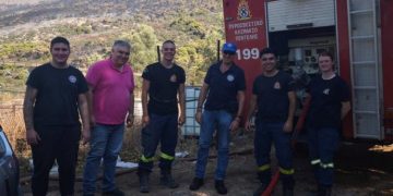 Στήριξη της Πολιτικής Προστασίας του Δήμου Πεντέλης στους πυρόπληκτους