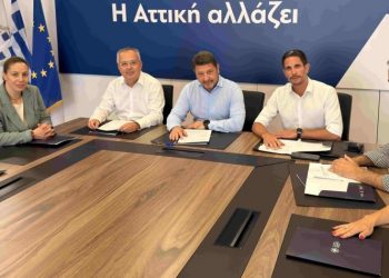 «Έπεσαν» υπογραφές για την ανάπλαση του παραδρόμου της Λ. Μεσογείων
