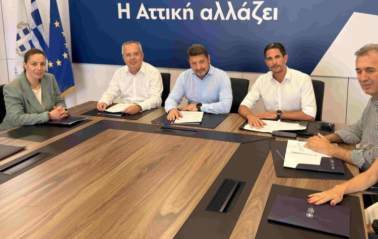 «Έπεσαν» υπογραφές για την ανάπλαση του παραδρόμου της Λ. Μεσογείων