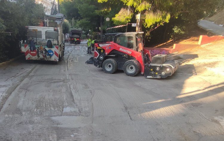 Φθινοπωρινές εργασίες ασφαλτοστρώσεων στο Ηράκλειο