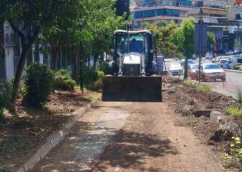 Ξεκίνησε η ανάπλαση της Λ. Δεκελείας στη Νέα Χαλκηδόνα!