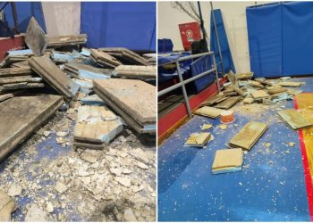 Βανδαλισμός στο κλειστό γυμναστήριο Αγίου Στεφάνου πριν καν ανοίξει τις πόρτες του