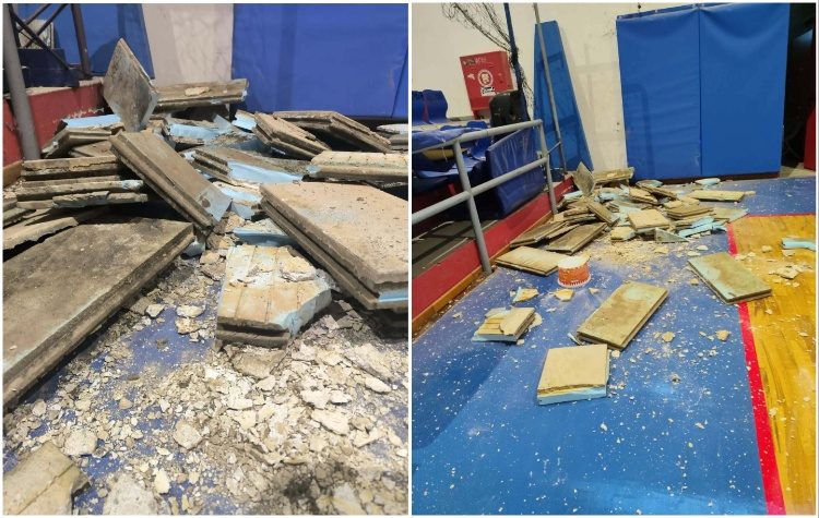 Βανδαλισμός στο κλειστό γυμναστήριο Αγίου Στεφάνου πριν καν ανοίξει τις πόρτες του
