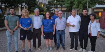 Εγκαινιάστηκε το νέο γήπεδο Πετάνκ στην πλατεία Καππαδοκίας