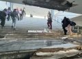 Κατέρρευσε τμήμα της οροφής στην είσοδο του 1ου ΓΕΛ Ηρακλείου