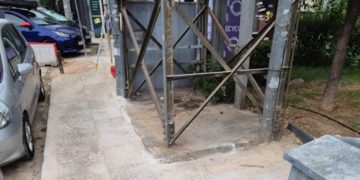 Αποκαταστάθηκε εργοτάξιο του ΔΕΔΔΗΕ στην οδό Αλαΐας