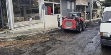 Στην Καναπίτσα συνεχίζονται οι ασφαλτοστρώσεις του Δήμου