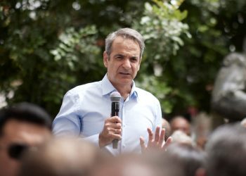 Στα Βριλήσσια ο Κυριάκος Μητσοτάκης