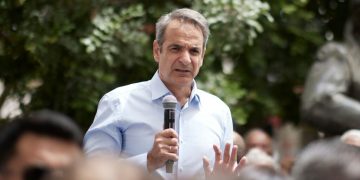 Στα Βριλήσσια ο Κυριάκος Μητσοτάκης